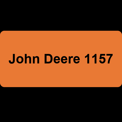 John Deere 1157